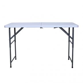 4FT Adjustable-Height Folding Table