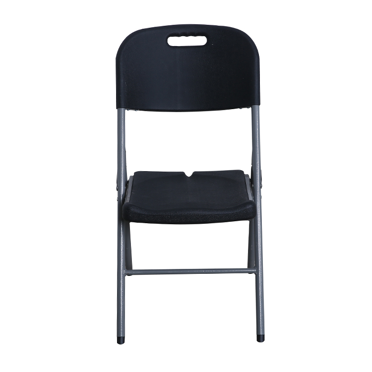 Black Blow Molded Folding Chair