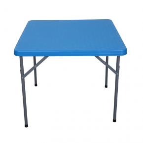 Blue 87cm Square Folding Table