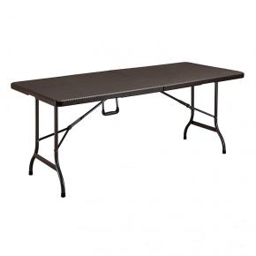 6FT Rattan Folding Table